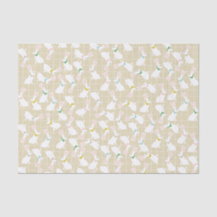 Seda Papel de tejido de conejo corto