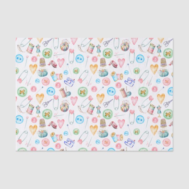 Seda Papel de tejido de costura (Anverso)