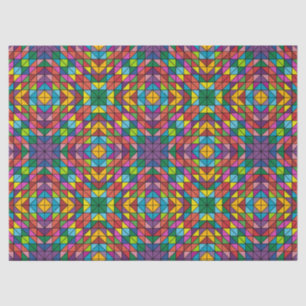 Seda papel de tejido de cuadrados modernos