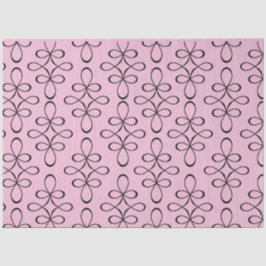 Seda Papel de Tejido de desacoplamiento de encaje negro