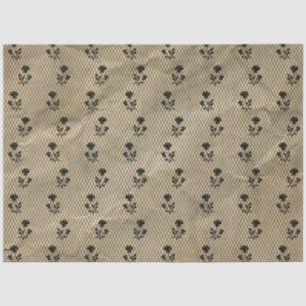 Seda Papel de Tejido de desacoplamiento de encaje negro