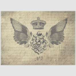 Seda papel de tejido de descomposición de alas