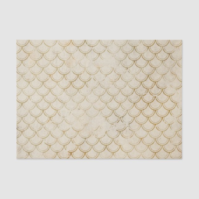 Seda Papel de tejido de descomposición de escalas de si (Anverso)