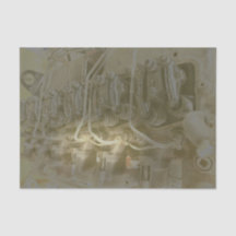 Papel de tejido de descomposición del motor indust