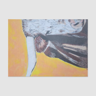 Seda papel de tejido de desconexión, Cuerno largo