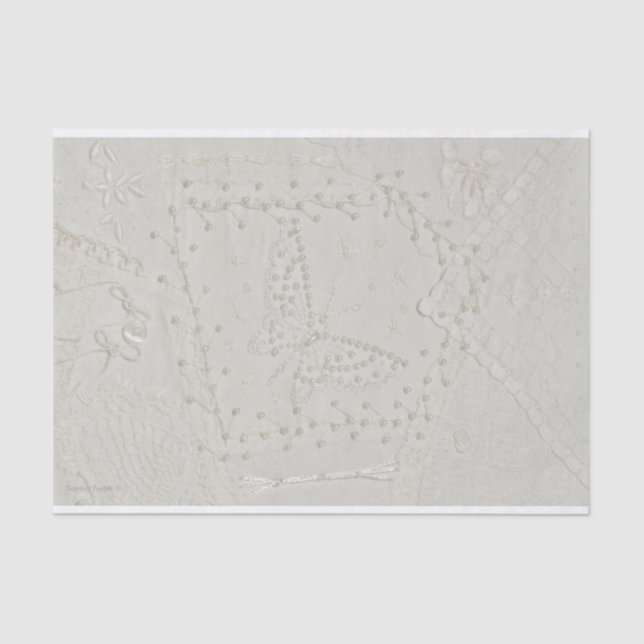 Seda Papel de Tejido de Diseño de Cuchillo Loco con bor (Anverso)