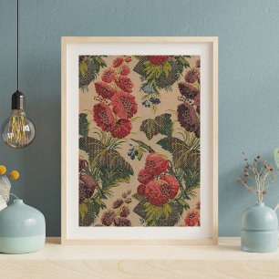 Seda Papel de tejido de diseño de vintage para descatal