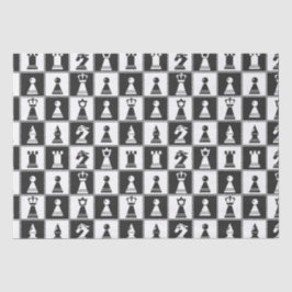 Seda Papel de Tejido de Diseño del Patrón de ajedrez