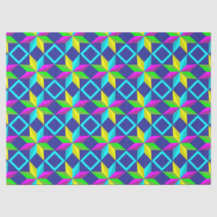 Seda papel de tejido de estrella neonesa