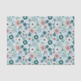 Seda Papel de tejido de flores