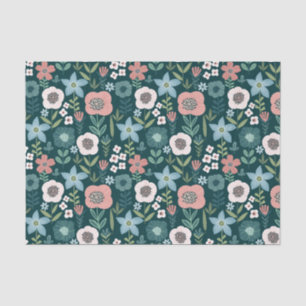 Seda Papel de tejido de flores