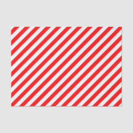 Seda Papel de tejido de franjas diagonales rojas