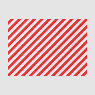 Seda Papel de tejido de franjas diagonales rojas