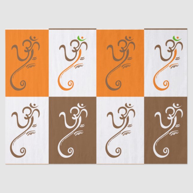 Seda Papel de tejido de Ganesha (Anverso)