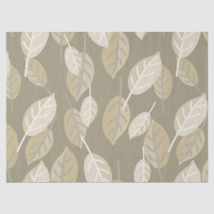 Seda papel de tejido de hojas de café