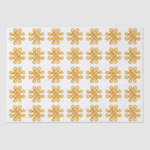 Seda Papel de Tejido de KNOT CELTIC ORO