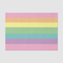 Seda Papel de tejido de la banda de arcoiris Pastel