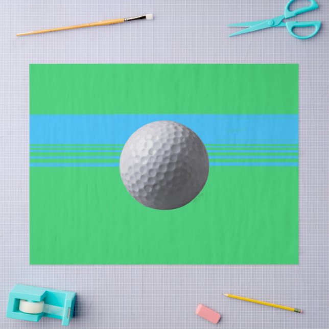 Seda Papel de tejido de la bola de golf grande (Artesanía)