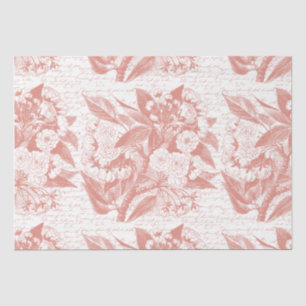 Seda Papel de tejido de la rama de cerezo rosa