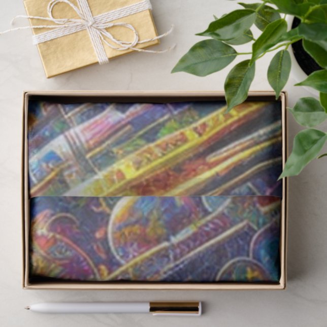 Seda Papel de tejido de la raza espacial (Regalo )