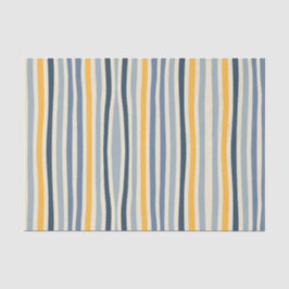 Seda Papel de tejido de líneas coloreadas