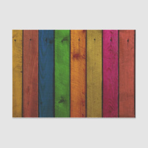 Seda Papel de tejido de madera de arcoiris brillante