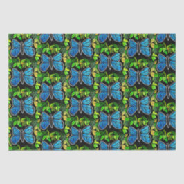 Seda Papel de tejido de mariposa morfo