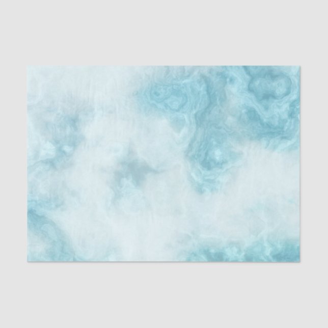 Seda papel de tejido de mármol azul (Anverso)