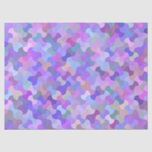 Seda papel de tejido de mosaico pastel