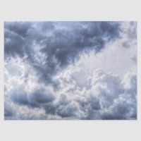 Papel de tejido de nubes tormentosas