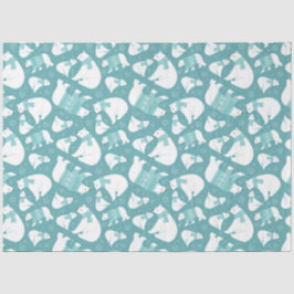 Seda Papel de tejido de oso polar