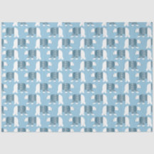 Papel de tejido de oso polar