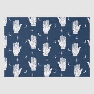 Seda Papel De Tejido De Palmista Con Manos