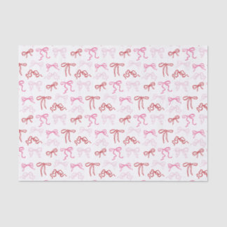Seda Papel de tejido de patrón de coqueta rosa y rojo