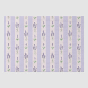 Seda Papel de tejido de patrón de lavanda