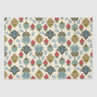 Seda Papel de tejido de patrón floral oriental