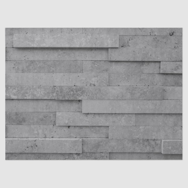 Seda papel de tejido de piedra gris (Anverso)