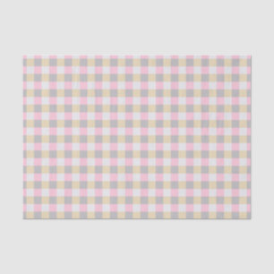 Seda Papel de tejido de plástico para Pastel Gingham