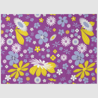 Seda papel de tejido de poder de la flor