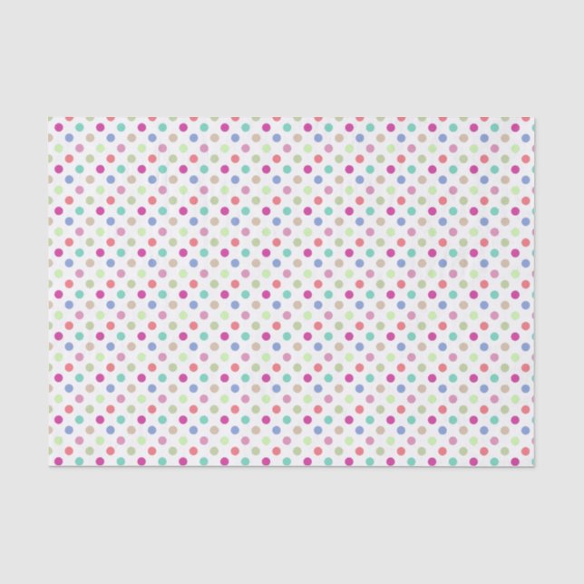 Seda Papel de tejido de punto de la polaca pastel (Anverso)
