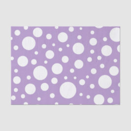 Seda Papel de tejido de puntos morados