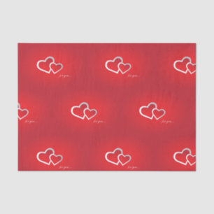 Seda Papel de tejido de San Valentín