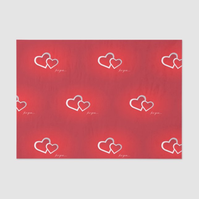 Seda Papel de tejido de San Valentín (Anverso)