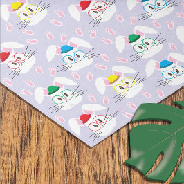 Seda Papel de Tejido de Semana Santa con huellas de con