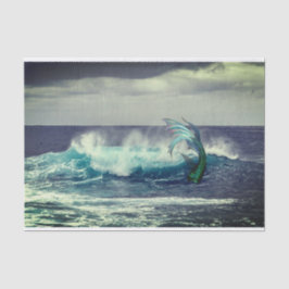 Seda Papel de tejido de sirena