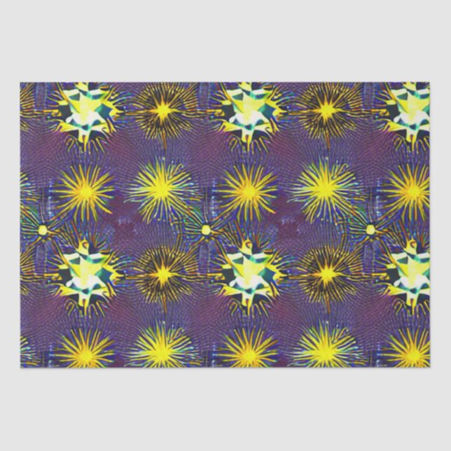 Seda Papel de tejido de Starburst (Anverso)