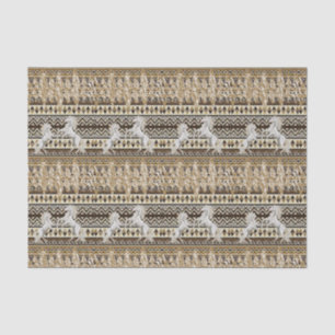 Seda Papel de tejido decorativo Caballo