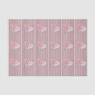 Seda Papel de tejido decorativo Cerdo
