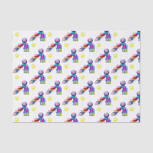 Seda Papel de tejido decorativo Cerdo