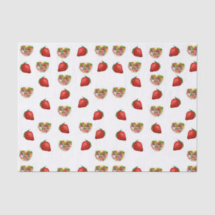 Seda Papel de tejido decorativo Fruta